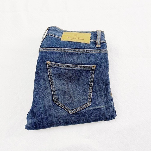 Massimo Dutti Skinny Fit Denim Jeans SZ2 - Picture 7 of 8